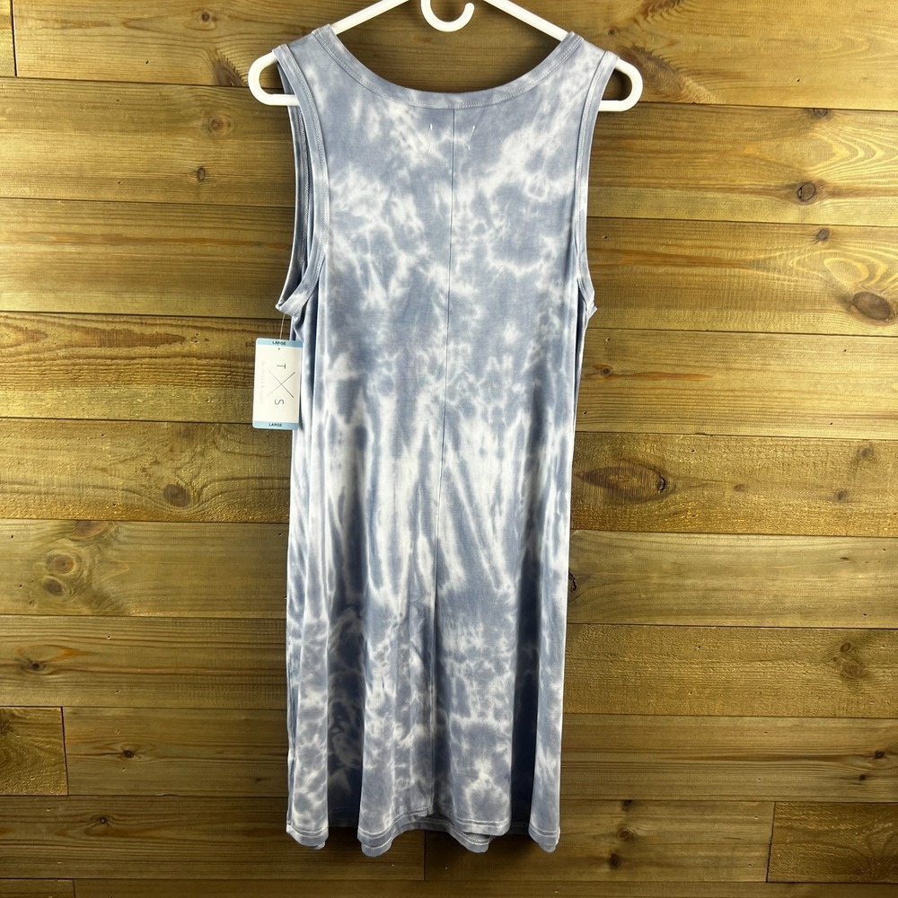 Thread &‎ Supply Womens Dress Sleeveless Tye Dye Shift Comfy Casual Size Large - Picture 4 of 7